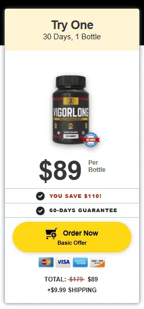 vigorlong 1 bottle price